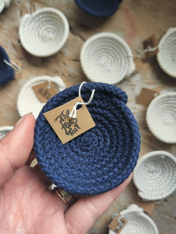 Tiny Cotton Rope Bowl - Multiple Colors - 5