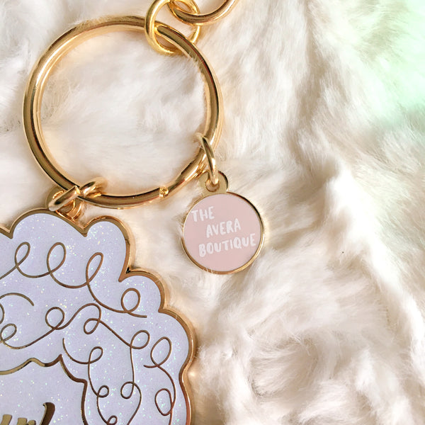 Curly Club Keychain - 4