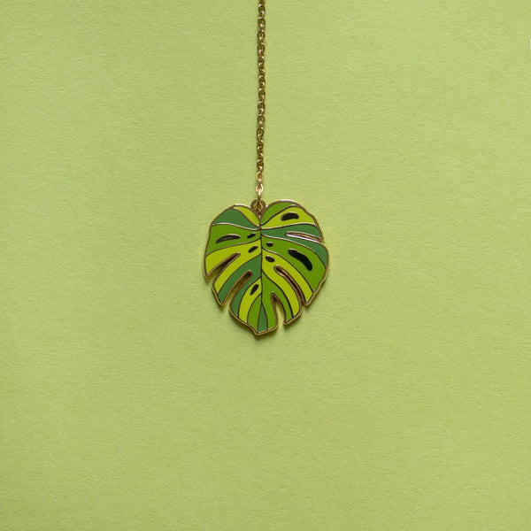 Monstera Enamel Bookmark - 2
