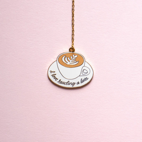 Latte Enamel Bookmark - 2
