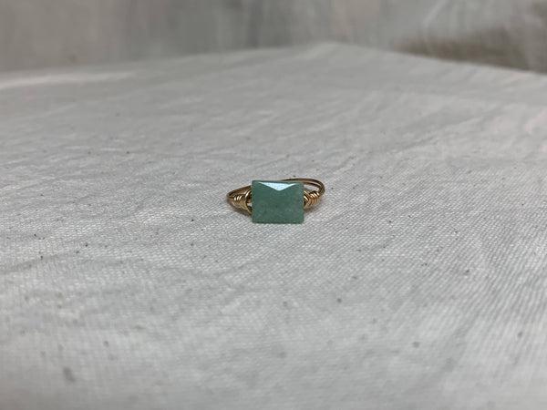 Green Aventurine Ring