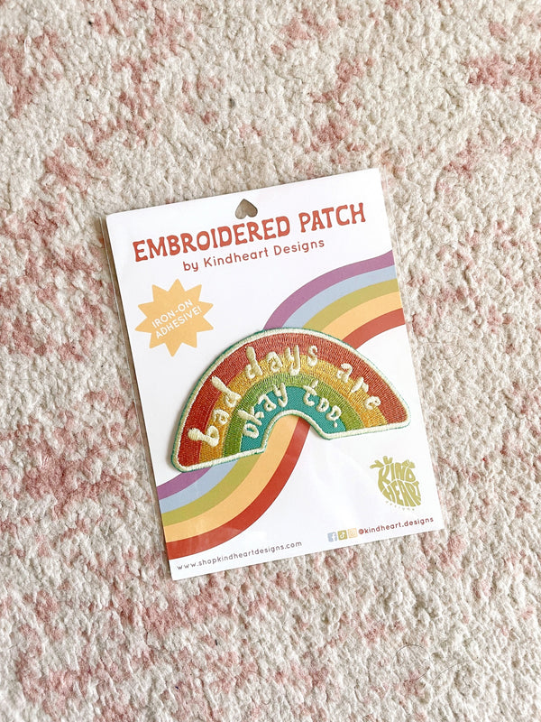 Bad Days Are Okay Embroidered Patch - 2