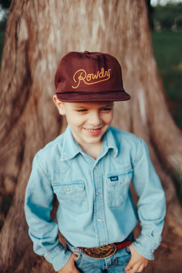 Rowdy Snapback Hat - Kids