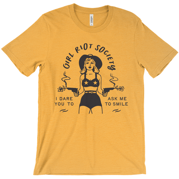 Girl Riot Society - No Chapter - Heather T Shirt