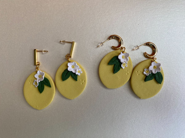 Zesty Lemon Earrings - 2