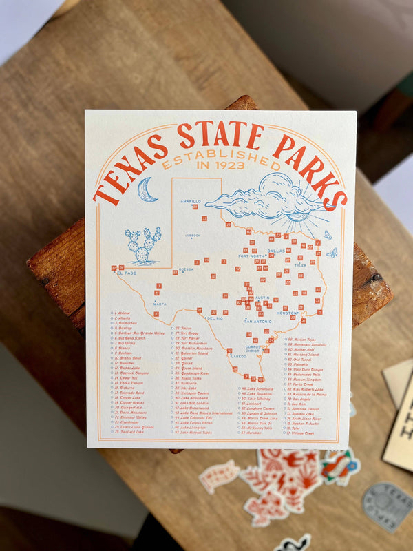 Texas State Park Map