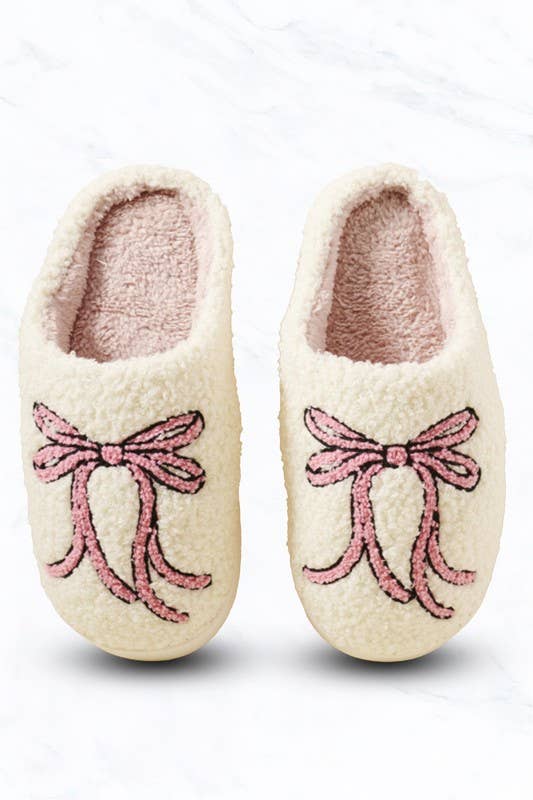 Large Ribbons Home Slippers