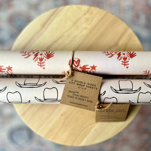 Texas Gift Wrap, Double-Sided