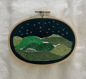 earth & needle embroidery - 1