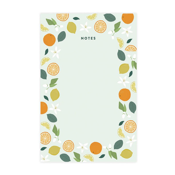 Citrus & Botanical Notes Notepad - 1