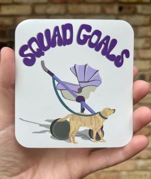Squad Goals Dog and Stroller Sticker - 1