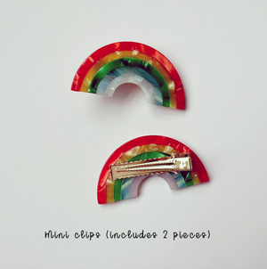 Small Rainbow Pride Mini Clips - 1