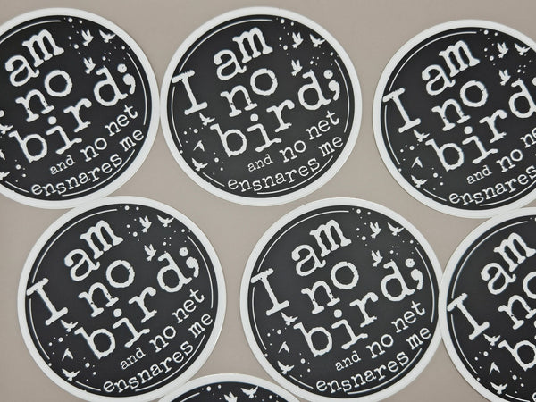 I Am No Bird Jane Eyre Sticker - 6