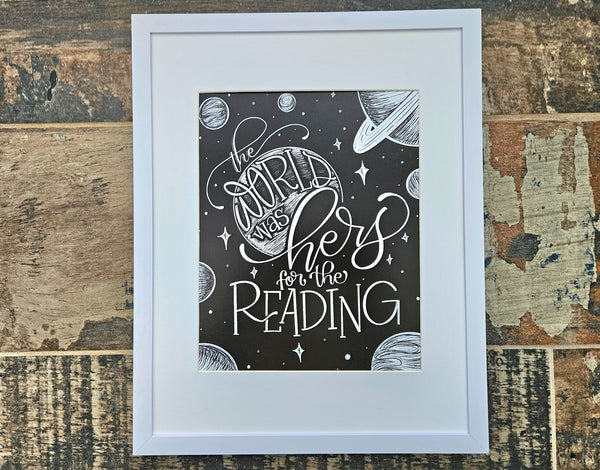 Hers for the Reading Art Print - 2