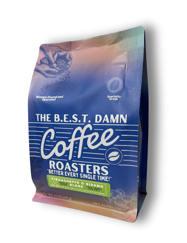 The Best Damn Coffee - Ethiopian Yirgacheffe + Sidamo Blend - Ground Coffee - 3