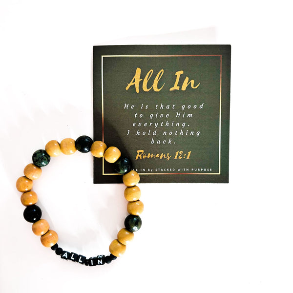 ALL IN -Men's Bracelet - 2