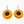 Load image into Gallery viewer, Sunflower banana fiber earrings  - 1
