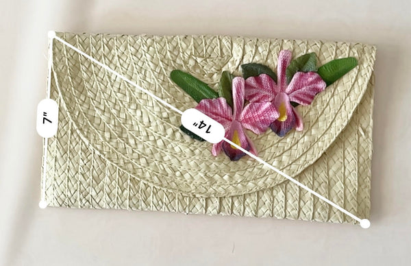 Cattleya Orchid Clutch -Banana Fiber  - 4