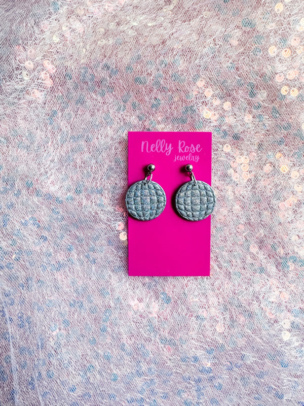 Disco Ball Clay Earrings - 2