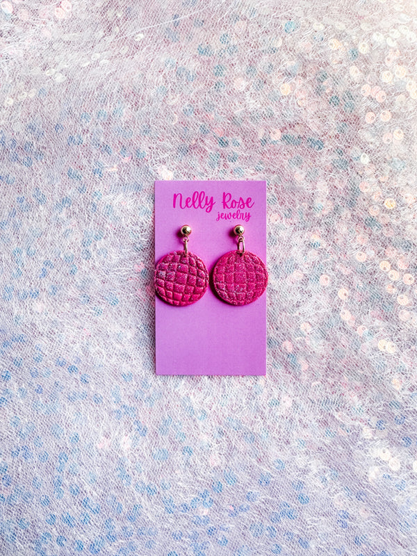 Disco Ball Clay Earrings - 3