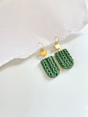 Small knitted Earrings - 1