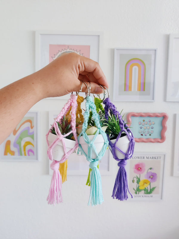 Mini Macramé Plant Hanger - 1