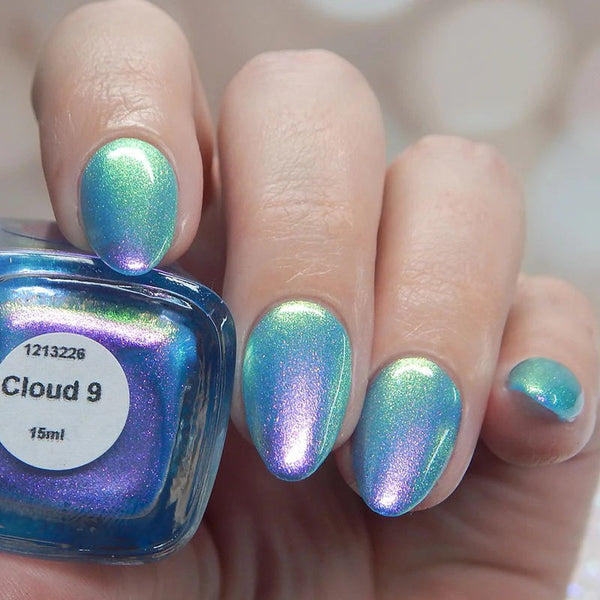 Cloud 9 - Light Blue Nail Polish - 6