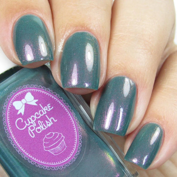 Keeping It Reel - Teal Nail Polish - 3