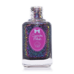 Aurora Borealis - Black Nail Polish - 1