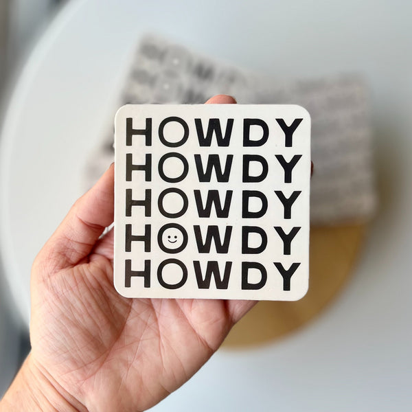 Hats & Howdys Coaster Set - 6