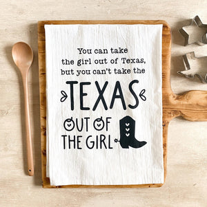 Texas Girl Flour Sack Tea Towel - 1