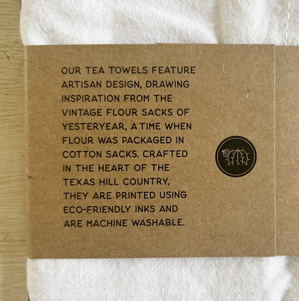 Texas Sayings Flour Sack Tea Towel - 2