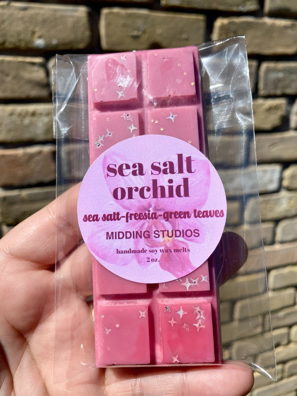 Sea Salt Orchid Soy Wax Melt  - 1