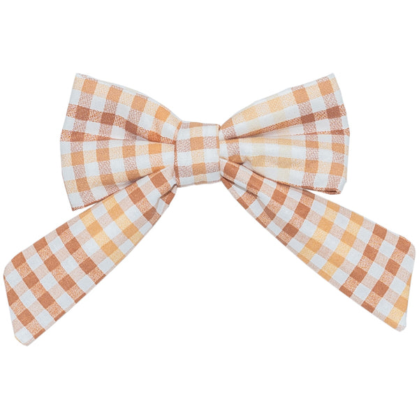 Autumnal Check Sailor Bow for Dogs - 2