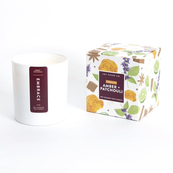 EMBRACE (Amber + Patchouli) Candle - 1