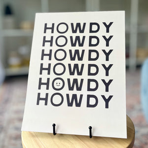 Happy Little Howdy Print | 11" x 14" - 1