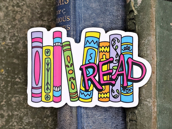 90s Vibes Read Sticker - 2