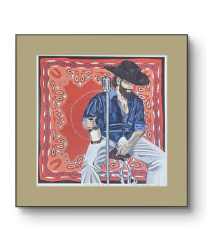 Cowboy Bandana Art Print - 1