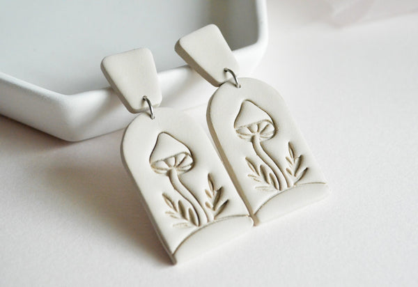 Mushroom Clay Dangles - 3