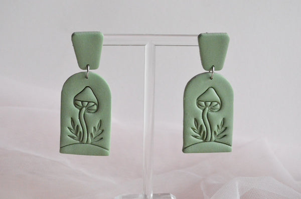 Mushroom Clay Dangles - 4