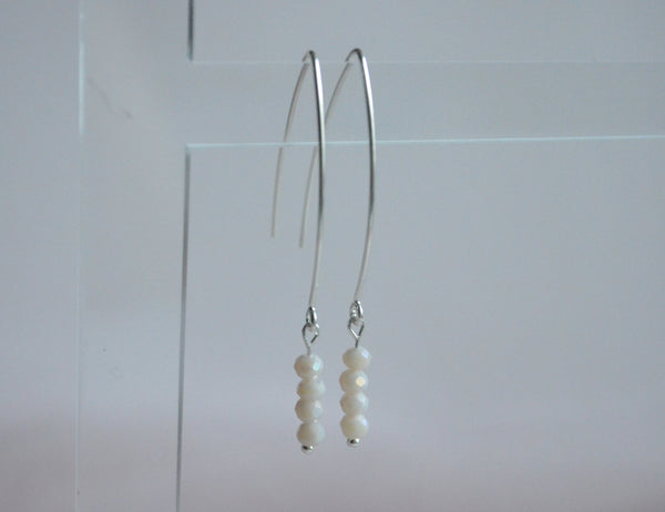 Dainty Beaded Drop Dangles - 6