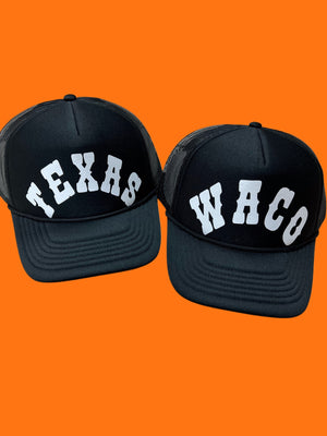 Waco and Texas Trucker Hats - 1