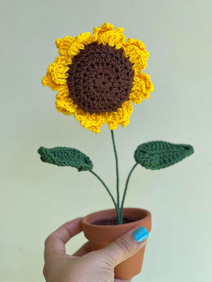 Crochet Sunflower - 1