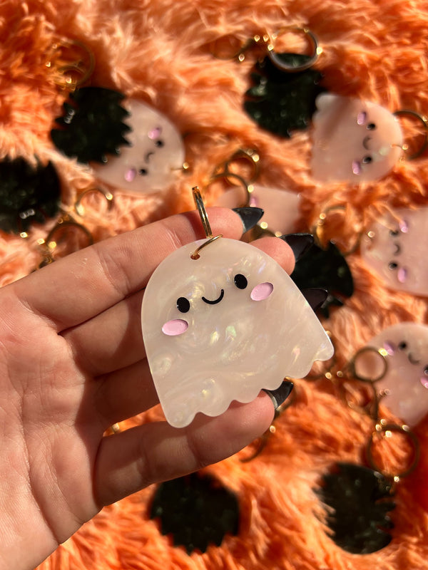 Acrylic Ghost Keychain - 4