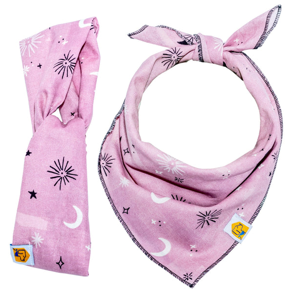 Moon and Stars Human Headband - 2