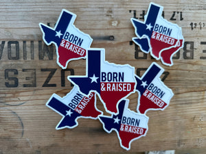 Born And Raised Sticker - 1