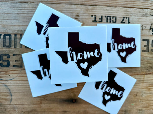 Texas Home Sticker - 1