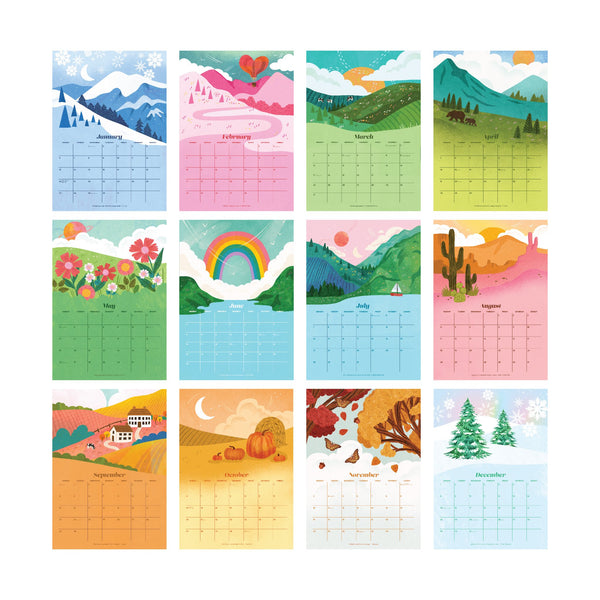 2025 Illustrated Calendar - 2