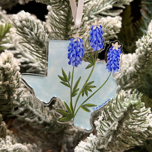 Texas Bluebonnet Ornament - 1