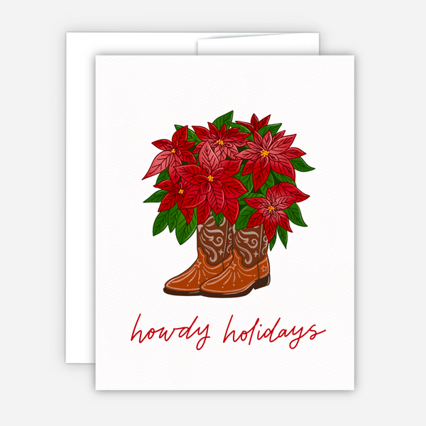 Howdy Holidays Christmas Card - 1